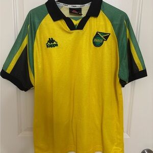 Vintage Kappa 90s Jamaica Soccer Jersey Size M